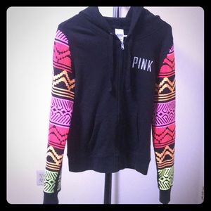 Victoria’s Secret Pink Aztec Bling Hoodie
